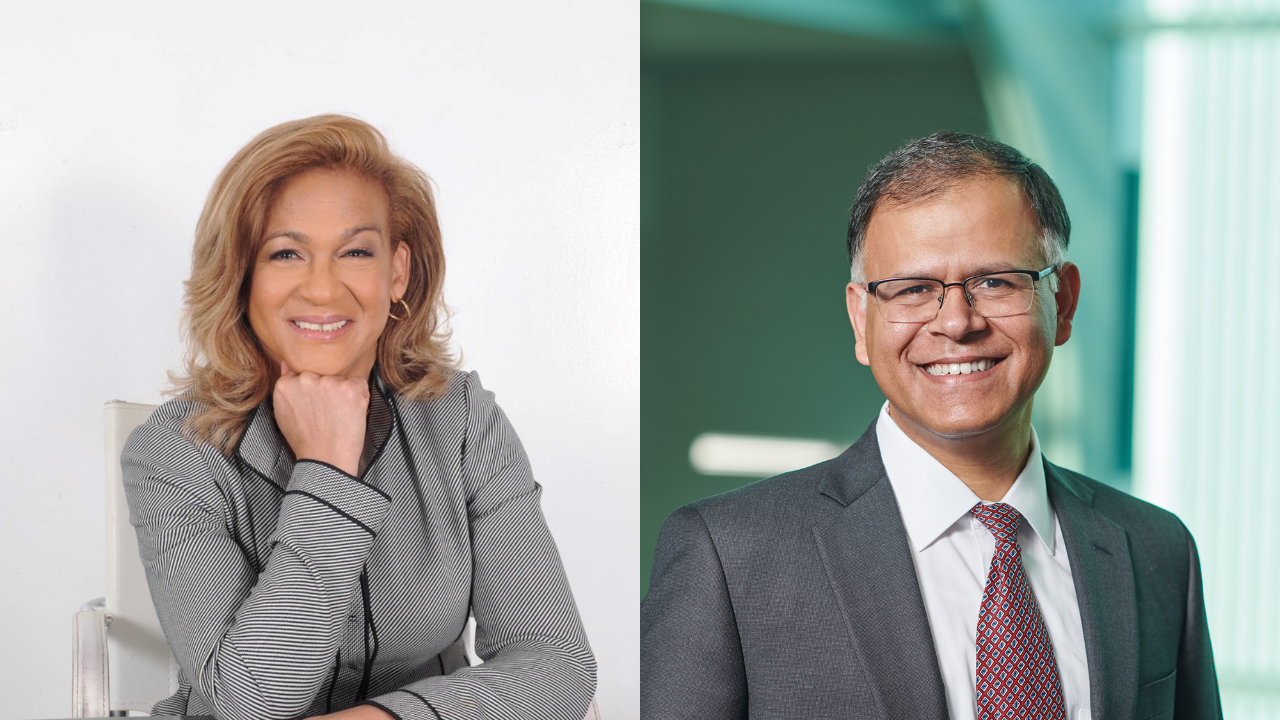 Headshot of Arlene Isaacs-Lowe and Sundar Raman